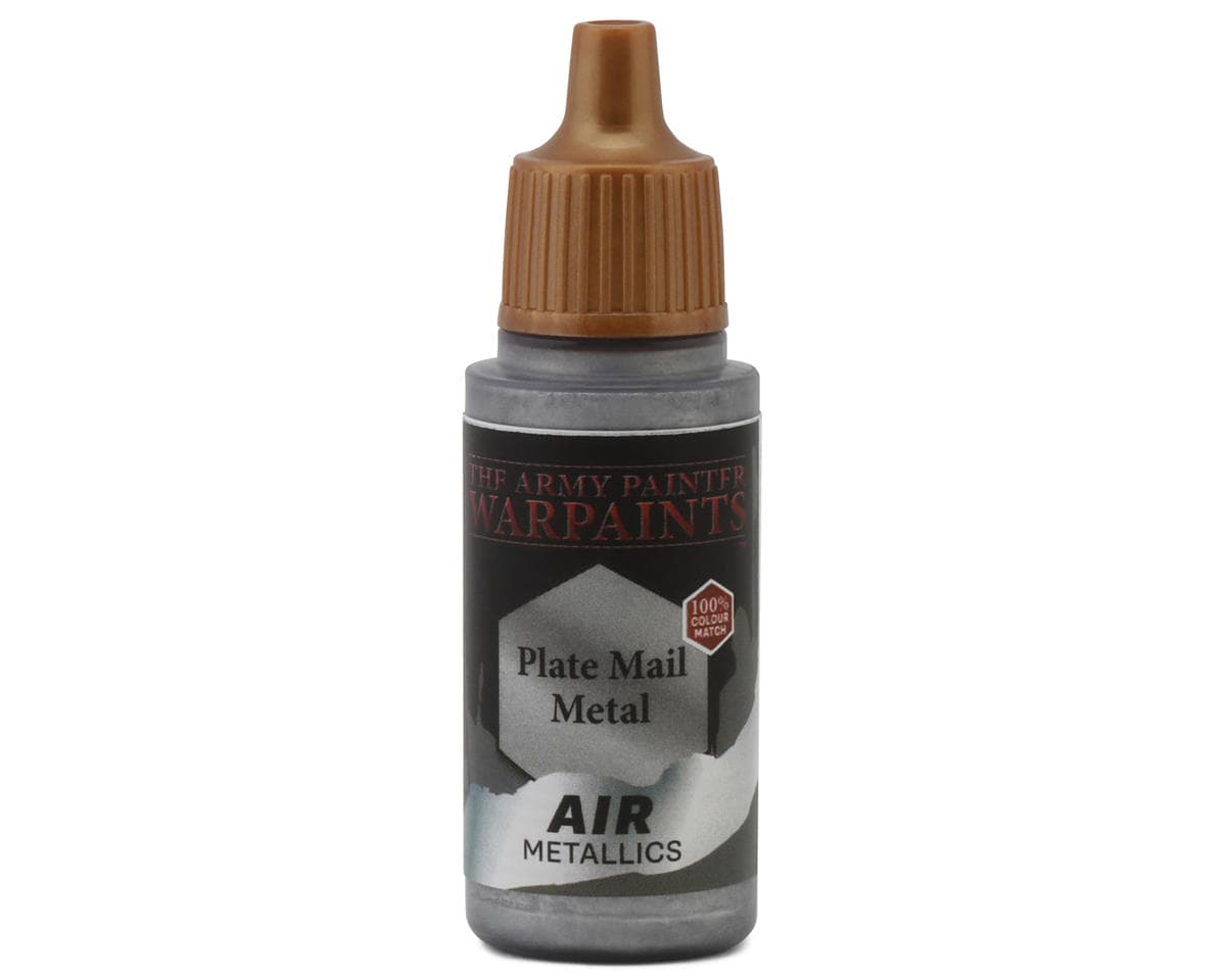 Army Painter Warpaints Air Metallics Acrylic Paint (Plate Mail Metal) (18ml)