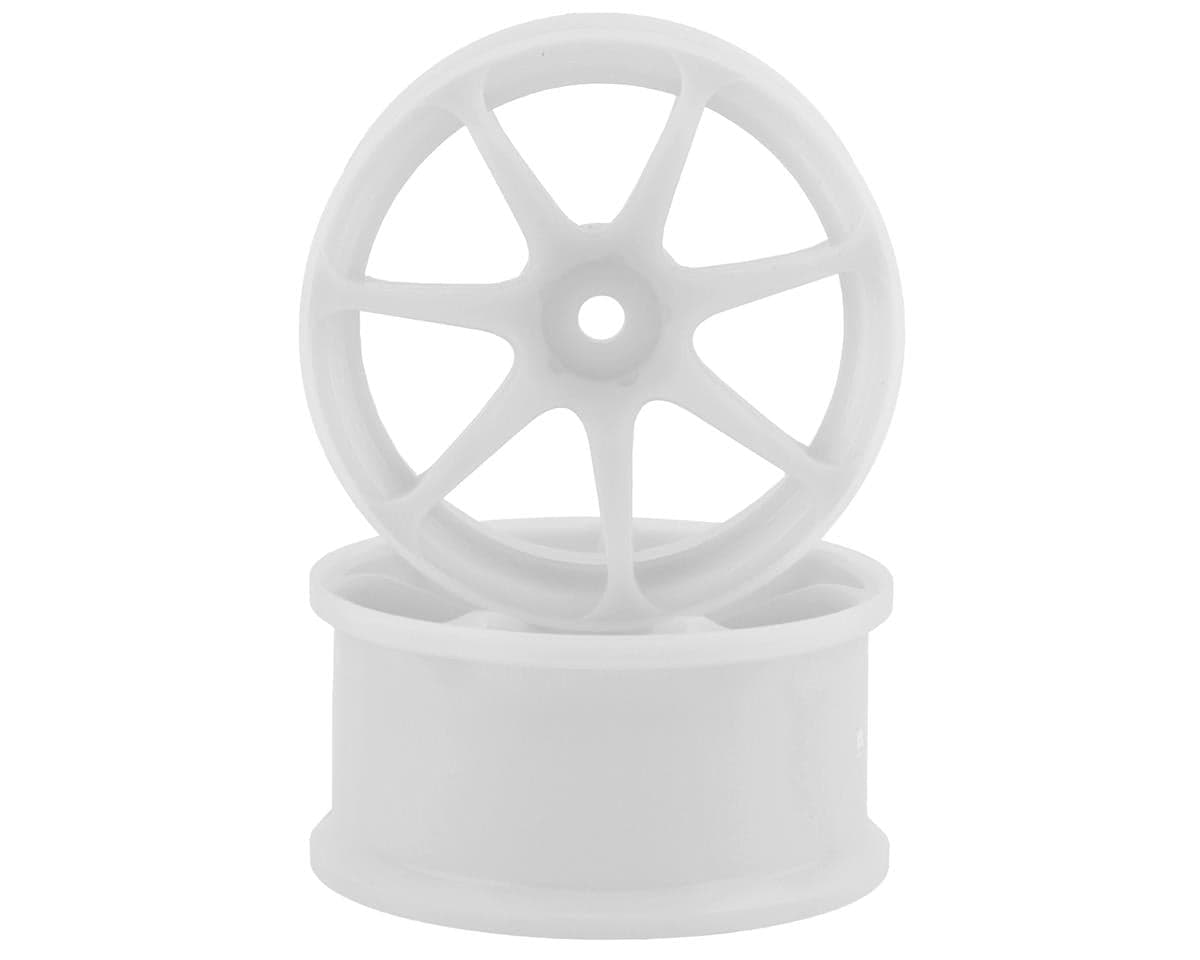 Integra AVS Model T7 High Traction Drift Wheel (White) (2) (8mm Offset) w/12mm Hex