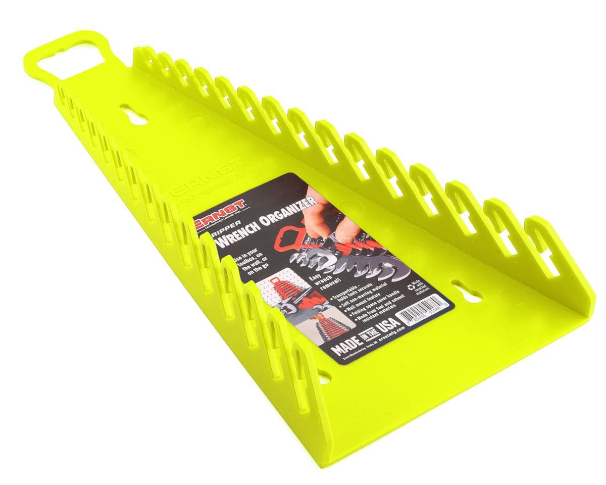 Ernst Manufacturing 15 Wrench Reverse Gripper Organizer (HI-VIZ)