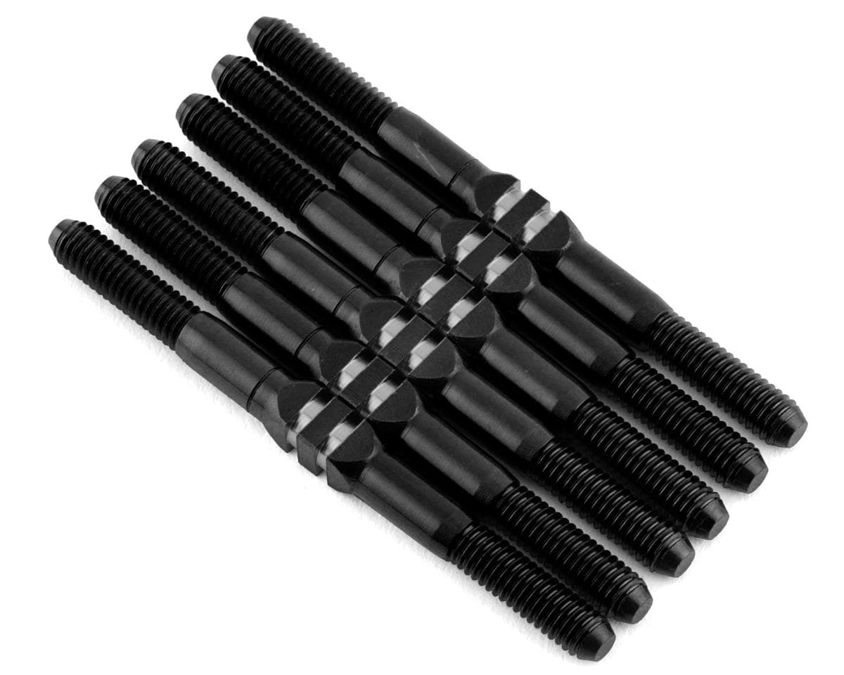 Whitz Racing Products HyperMax RC10B6.4/B6.4D 3.5mm Titanium Turnbuckle Kit (Black)