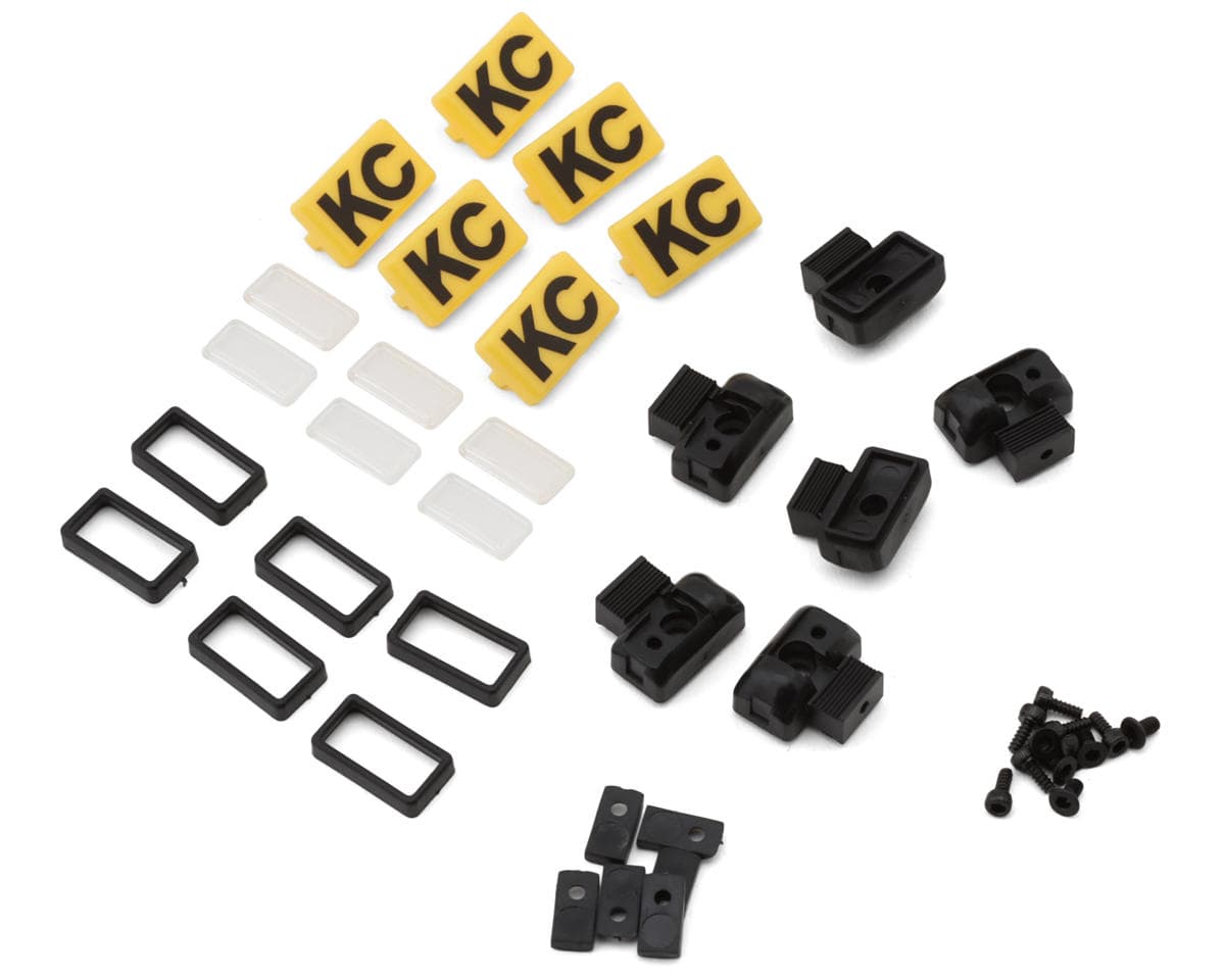 RC4WD KC HiLiTES Rectangle Light Bar Buckets Set w/Covers