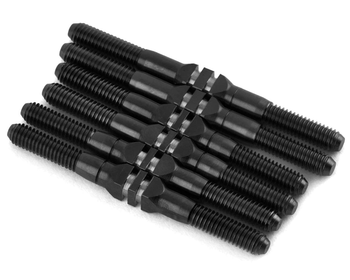 Whitz Racing Products HyperMax B74.2/B74.2D 3.5mm Titanium Turnbuckle Kit (Black)