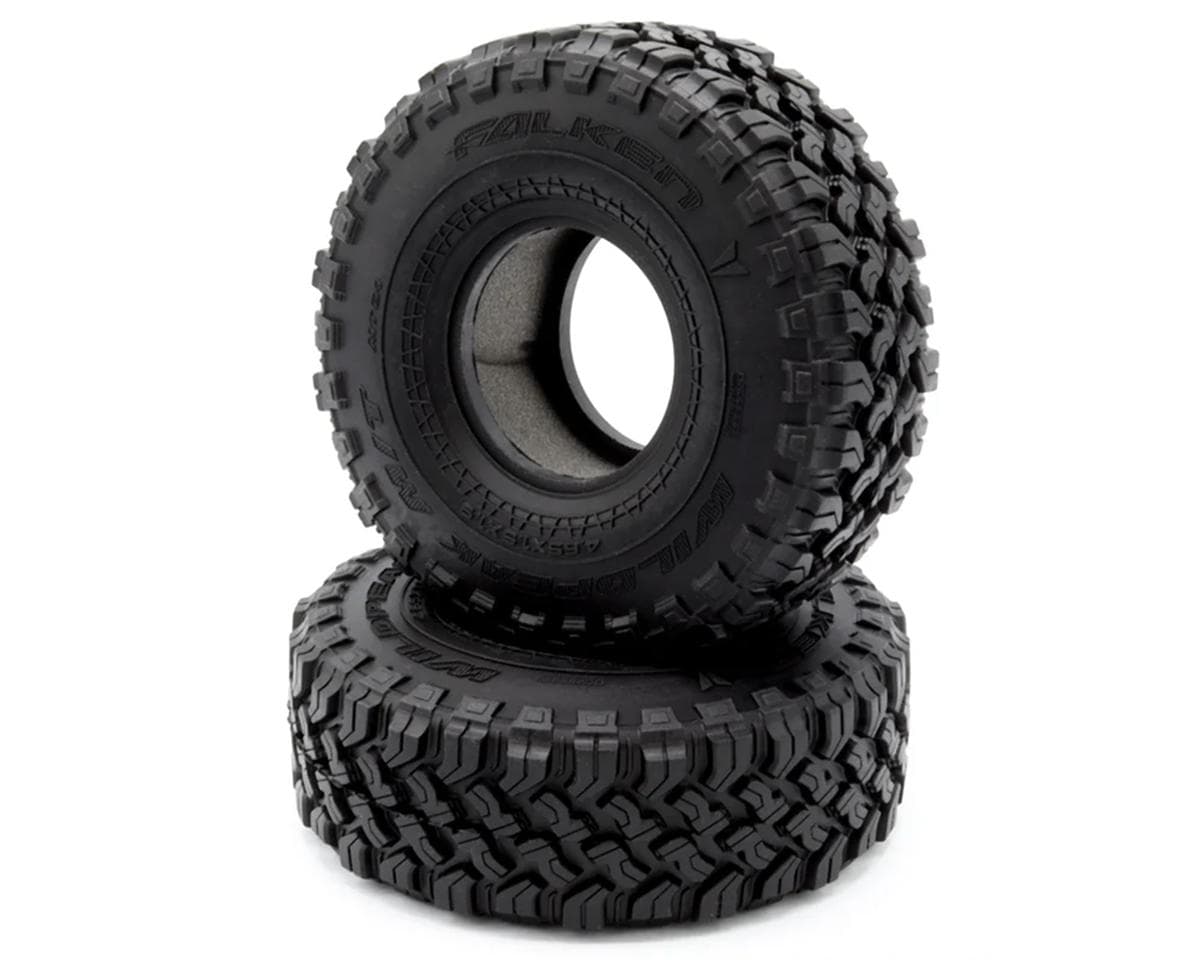 Vanquish Products Falken Wildpeak M/T 1.9" Rock Crawler Tires (2) (Red)