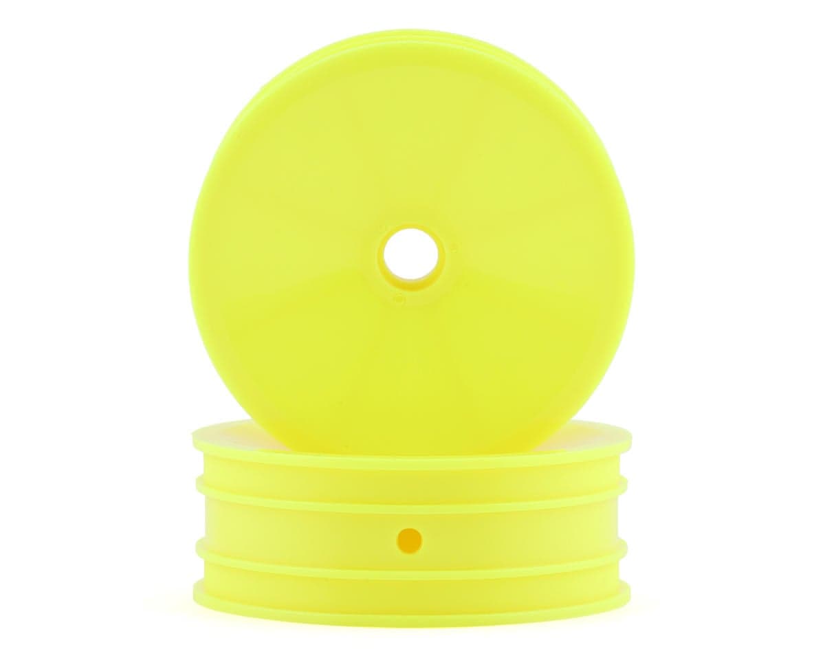JConcepts RC10 Mono 1.9" Front Wheel (Yellow) (2)
