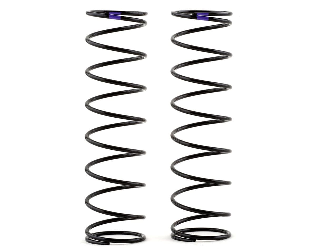 Team Associated RC8T4 Rear V2 Shock Spring Set (Purple - 5.1lb/in)
