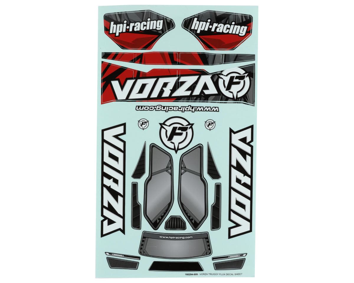 HPI Vorza Truggy Flux VB-2 Decal Sheet