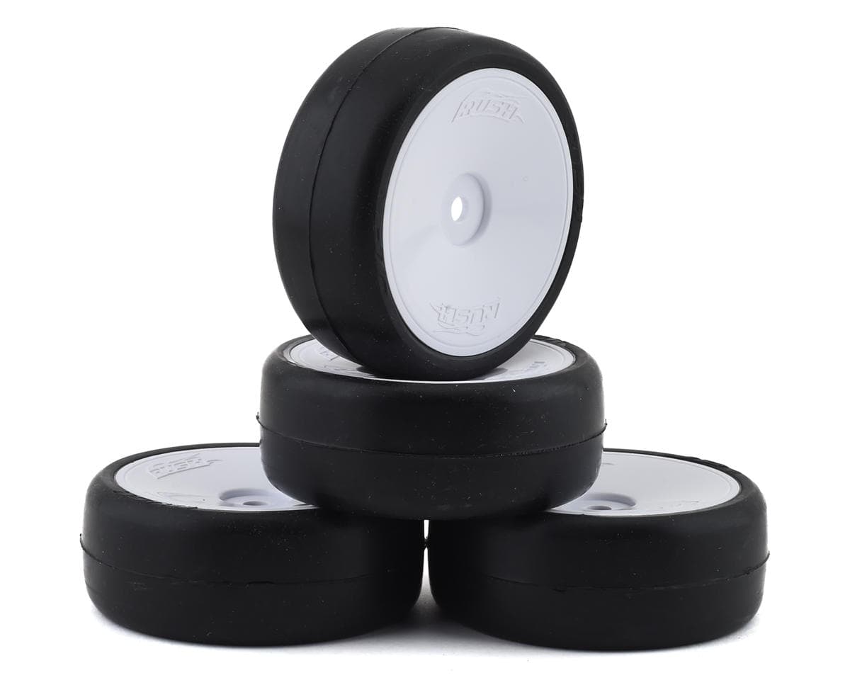 Rush Pre-Glued Touring Car Tires (4) (28 Shore)