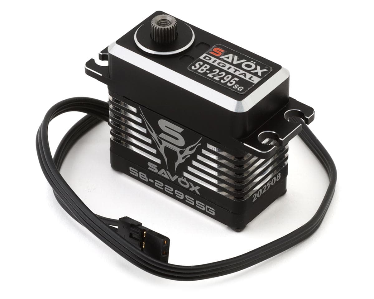 Savox SB-2295SG Aluminum "Monster Torque" Steel Gear Brushless Servo (HV) (Black Edition)
