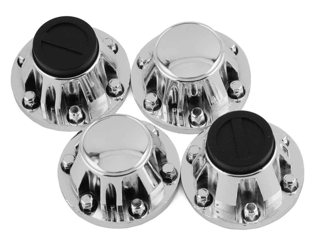 Traxxas Wheel Center Cap (Chrome) (4)