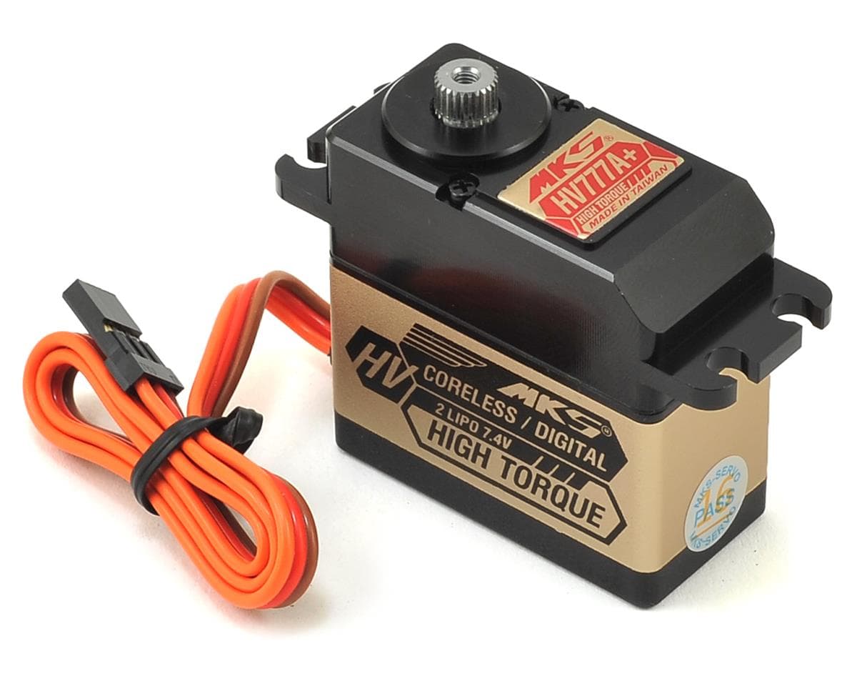 SCRATCH & DENT: MKS Servos HV777A+ Coreless Titanium Gear High Torque Digital Servo (High Voltage)