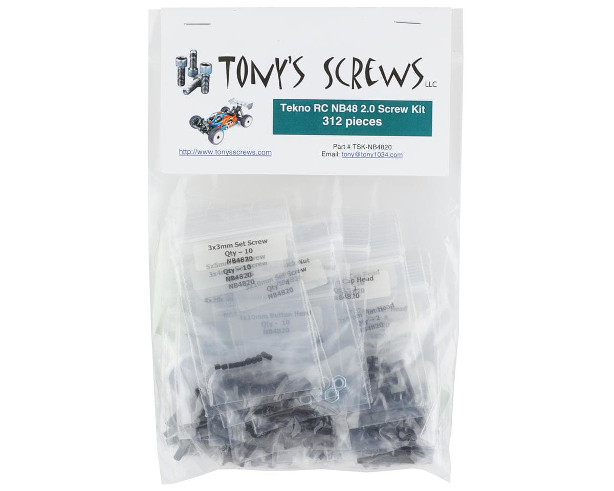 Tonys Screws Tekno RC NB48 2.0 Screw Kit