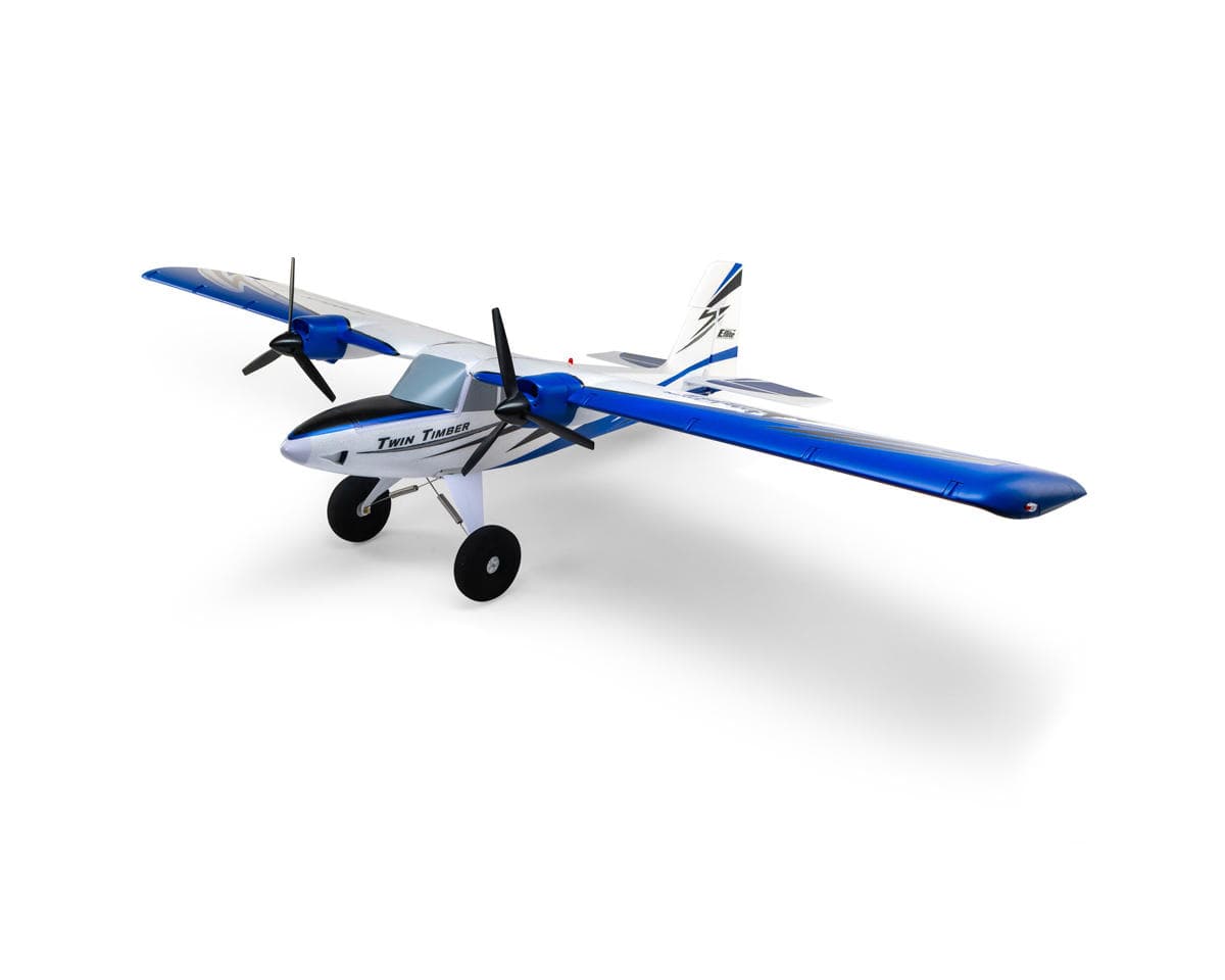 E-flite Twin Timber 1.6m BNF Basic Electric Airplane w/AS3X & Safe Select