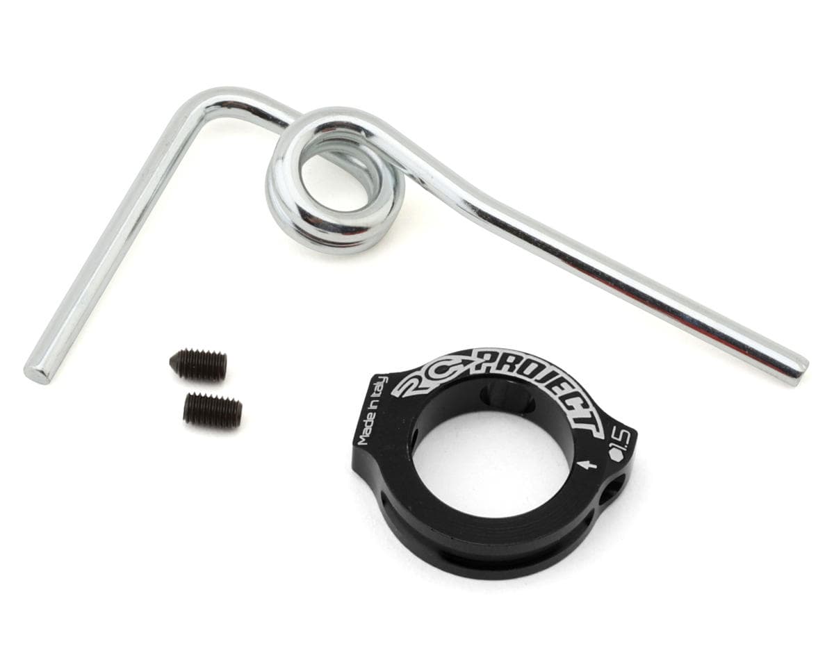 RC Project "The Ring" Muffler Support Aluminum Ring (Black)