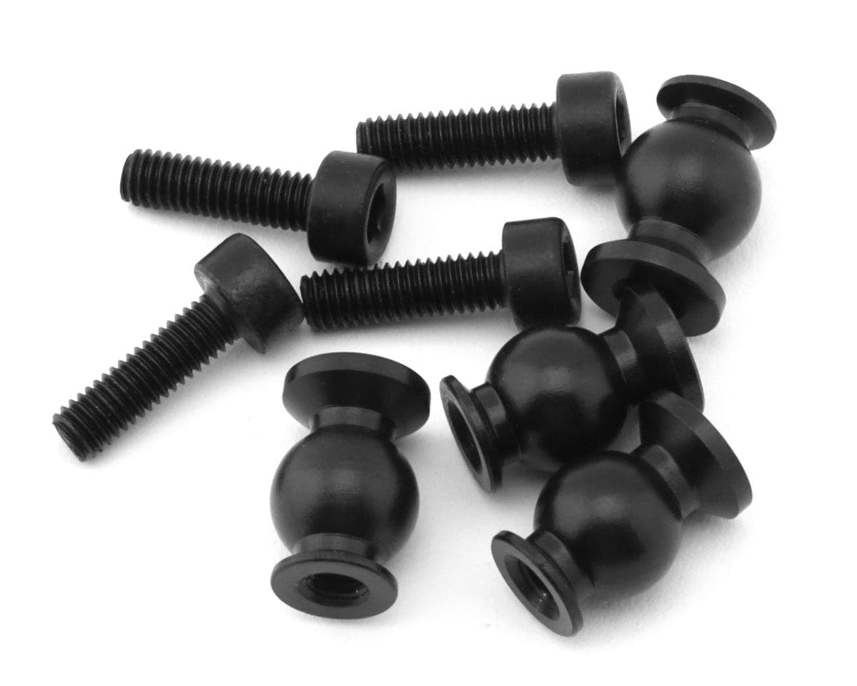 RC Project HB Racing Ergal "Reverse" Steering Link Pivot Balls (4) (D819/D817V2/E817V2)