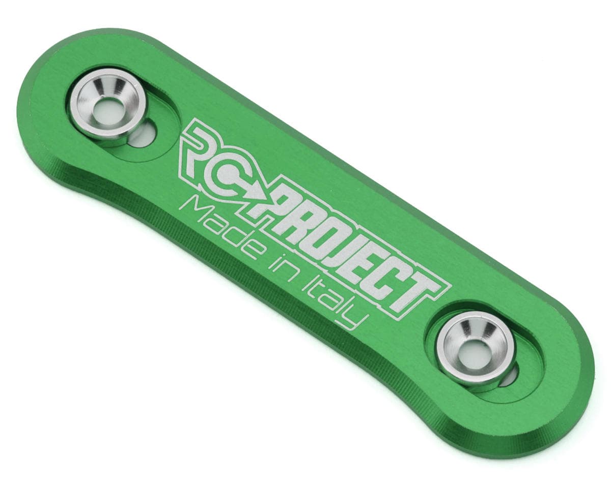 RC Project Ergal Aluminum One Piece Wing Button (Green) (Buggy/Truggy)