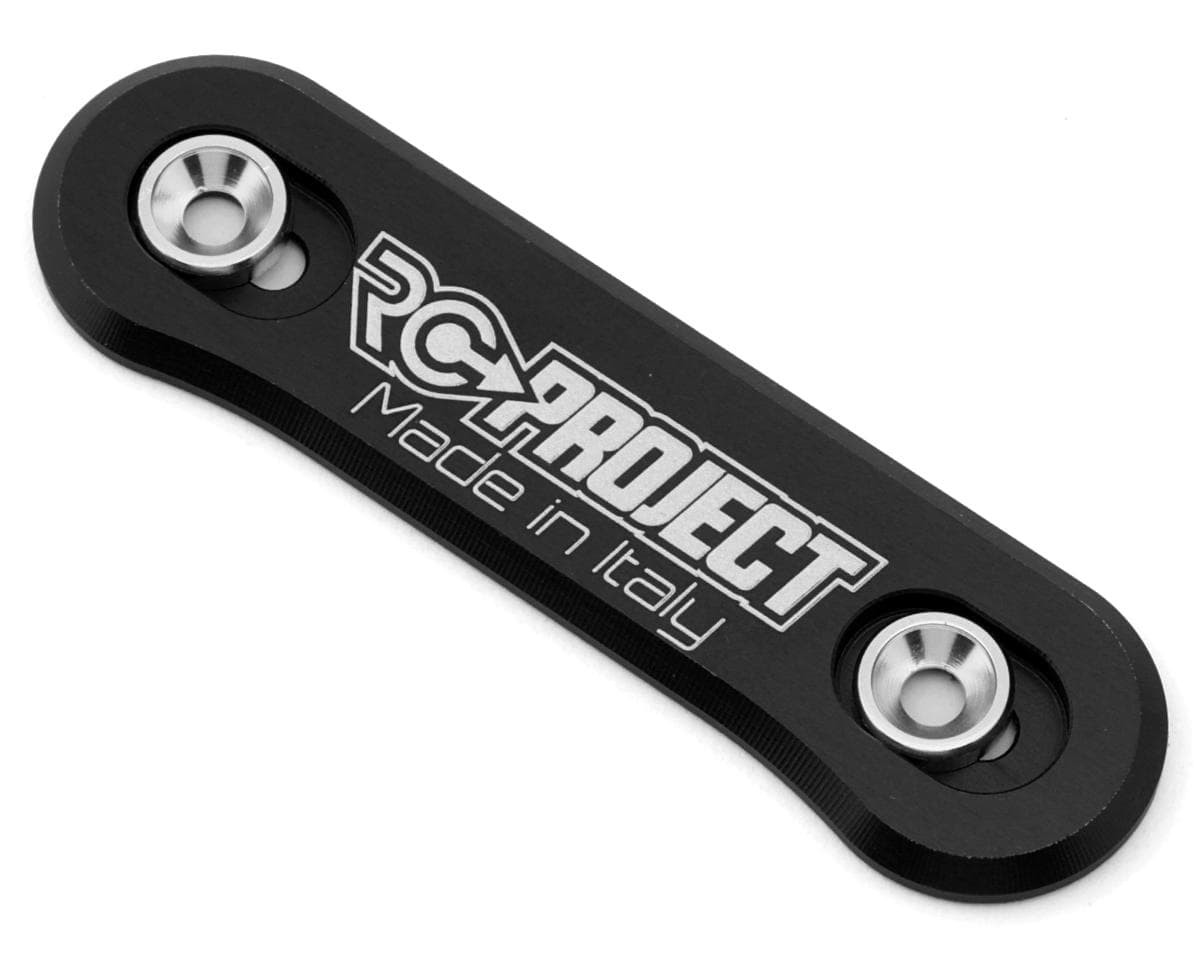 RC Project Ergal Aluminum One Piece Wing Button (Black) (Buggy/Truggy)