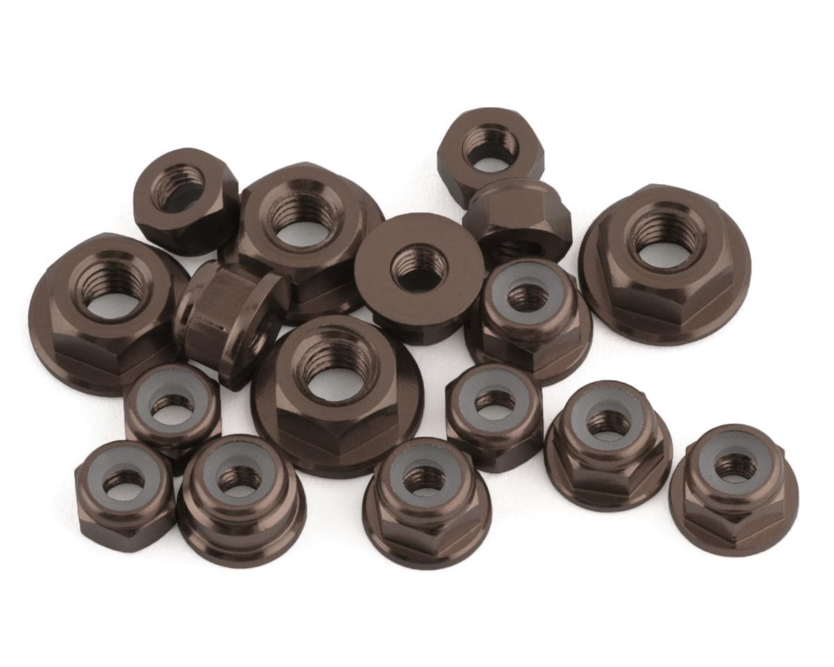 175RC T6.4 Aluminum Nut Kit (Grey) (17)