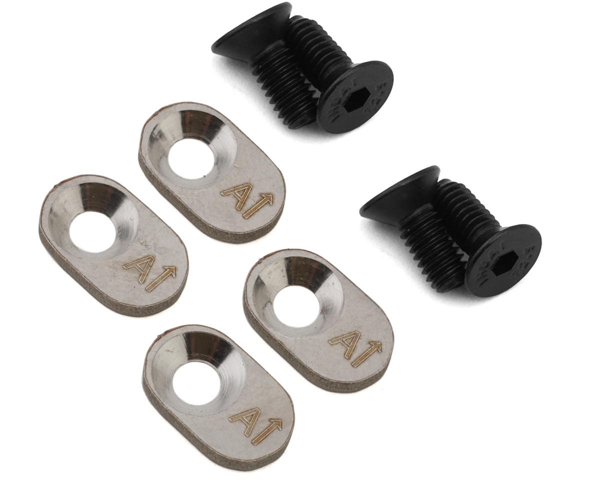 Hot Racing Stainless Steel Motor Locking Washers for Traxxas Sledge (1.5 Mod 13/34)