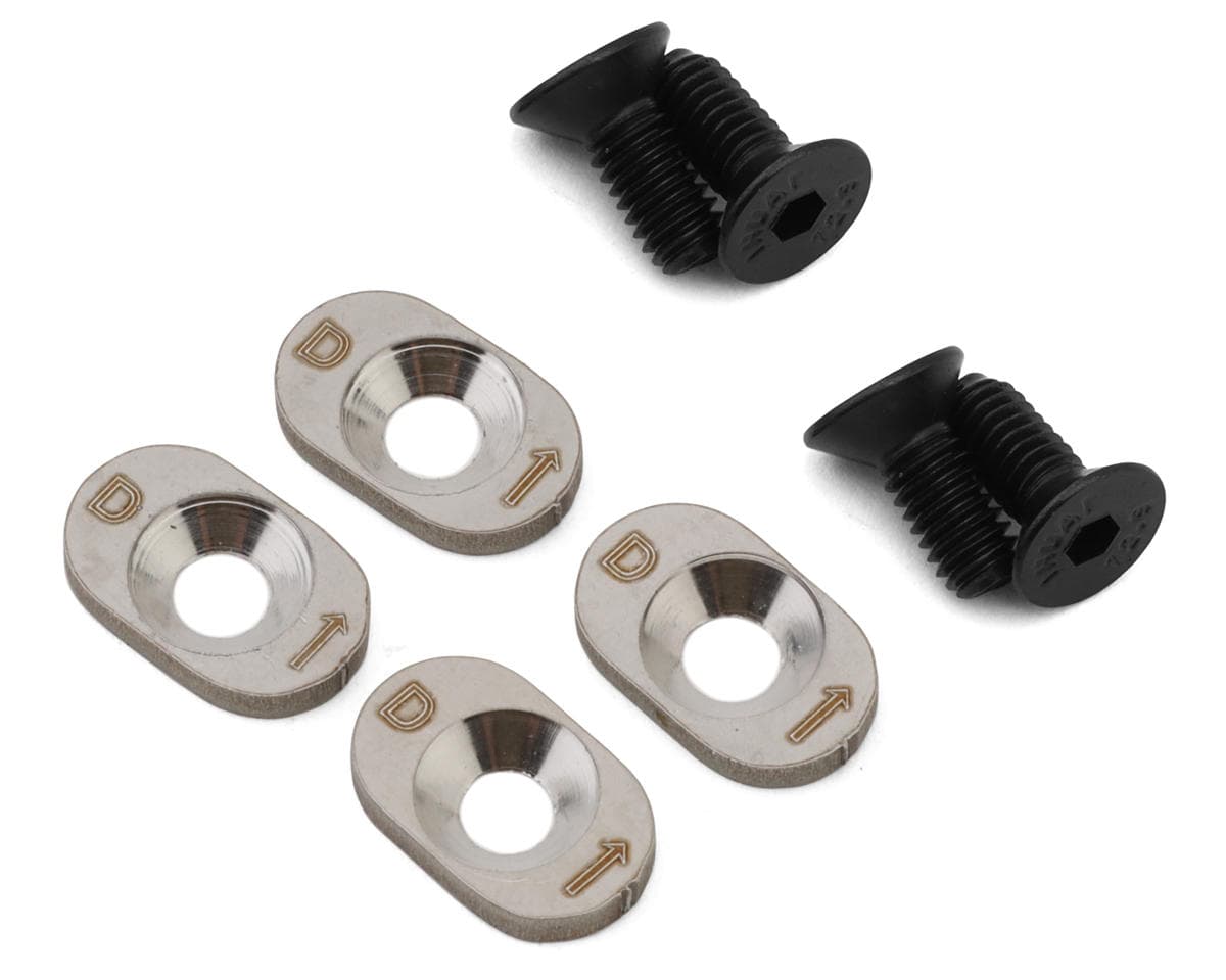 Hot Racing Stainless Steel Motor Locking Washers for Traxxas Sledge (1.0 Mod 13/52)