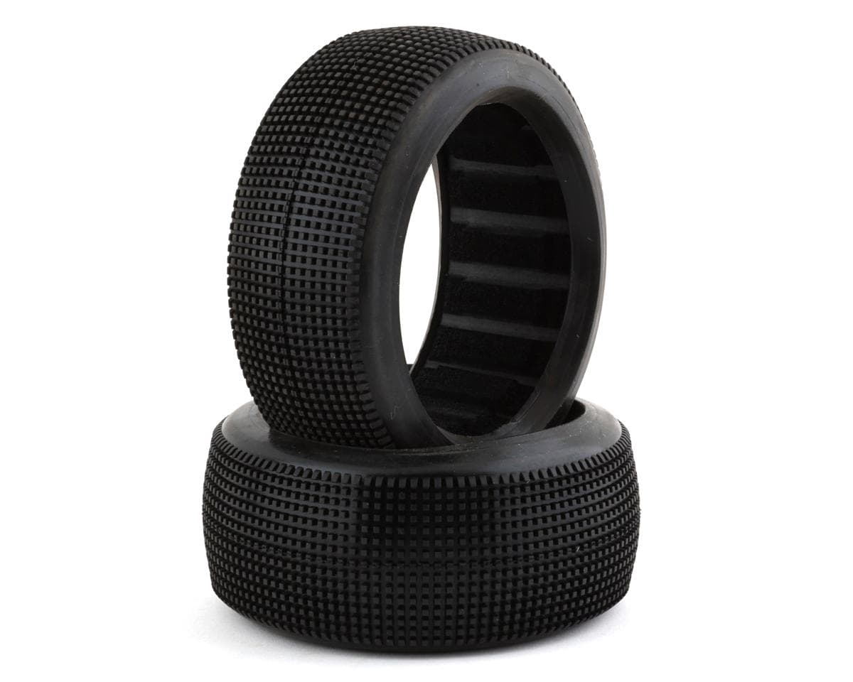Raw Speed RC Mach One 1/8 Buggy Tires (2) (Super Soft - Long Wear) w/Closed Cell Inserts