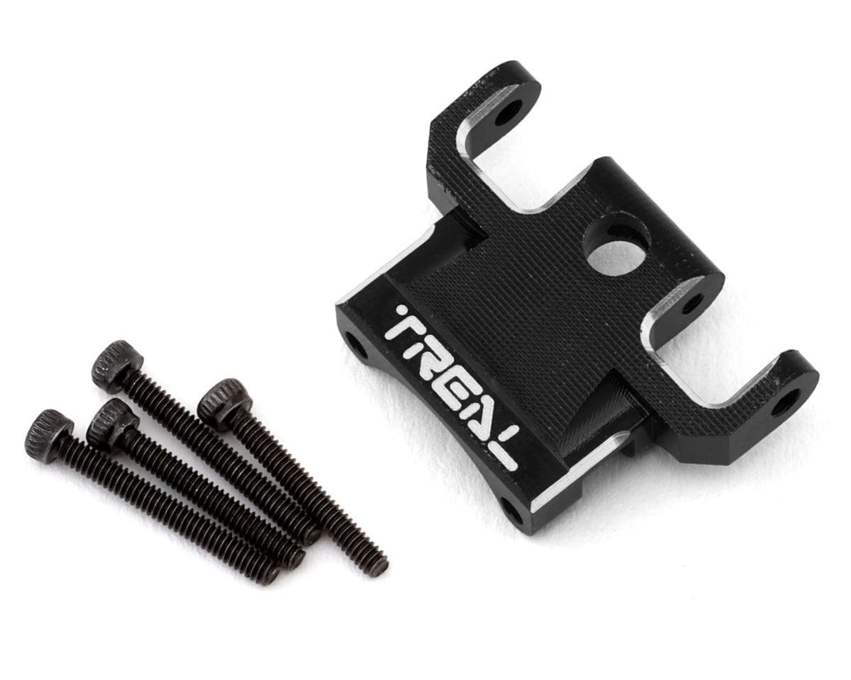 Treal Hobby Axial SCX24 Aluminum Rear Upper Link Mount (Black)
