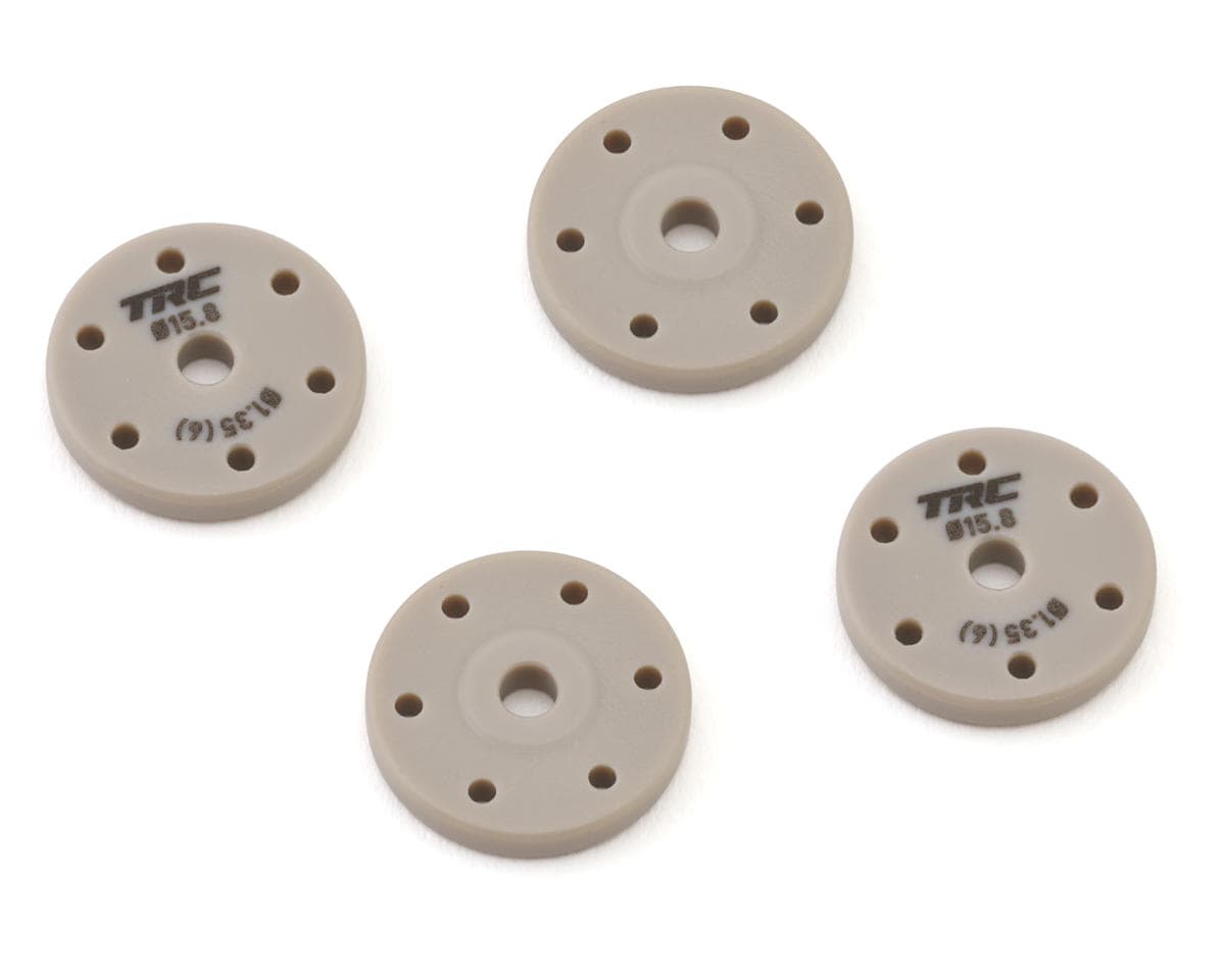 Throttlefinger Racing Concepts Flat Shock piston (4) (1.35mm x 6) (HB/WRC)