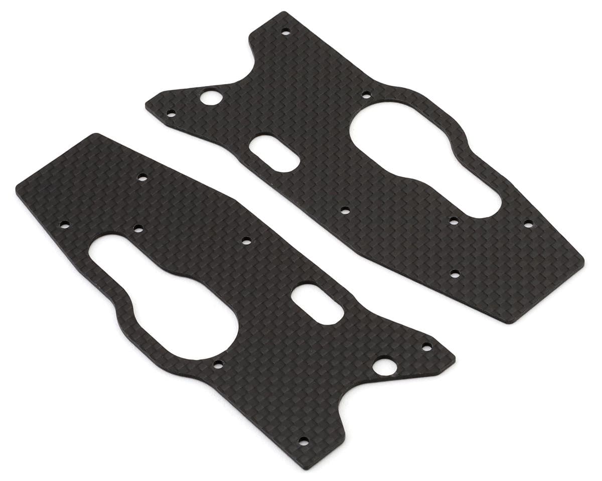 Position 1 RC Xray XT8 24' Front Carbon Fiber Top Arm Insert Plates (2)