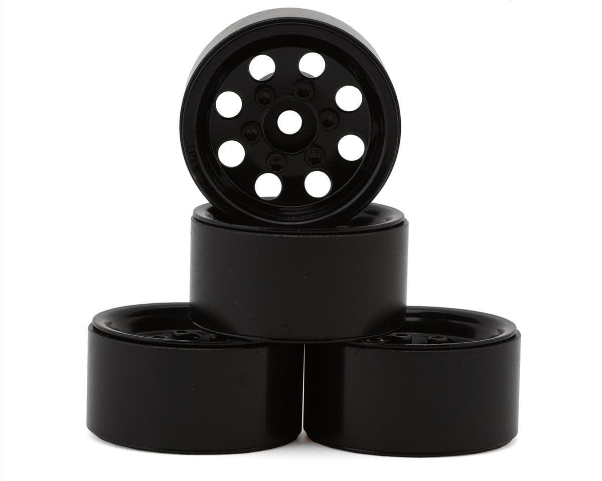 RC4WD Stamped Steel 1.0" Pro8 Beadlock Wheels (Black) (4)
