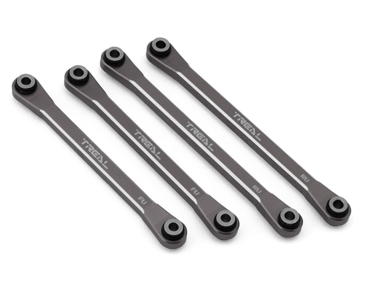 Treal Hobby Axial UTB18 Aluminum Upper Chassis 4-Link Upgrade Set (Titanium)