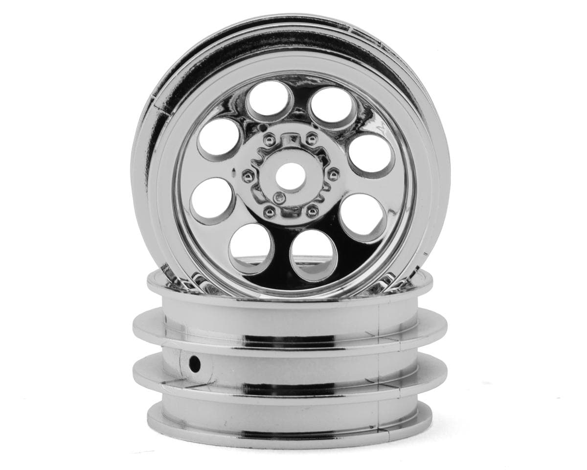 Traxxas TRX-4M™ 1.0" Monster Truck Wheels (Chrome) (2) w/7mm Hex