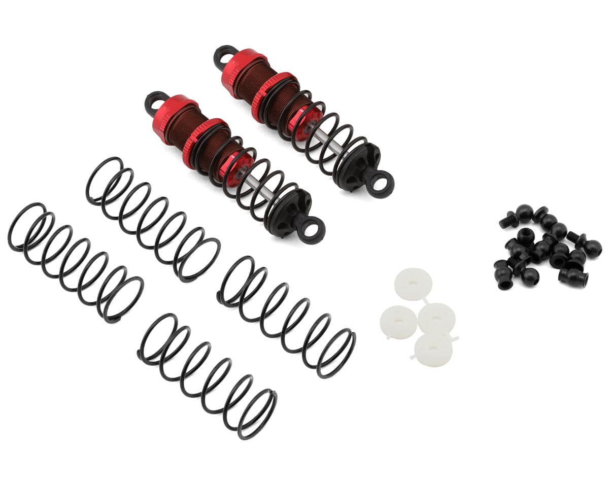 Yeah Racing Aluminum Go Big Bore Off-Road Shocks (Red) (2) (70mm)