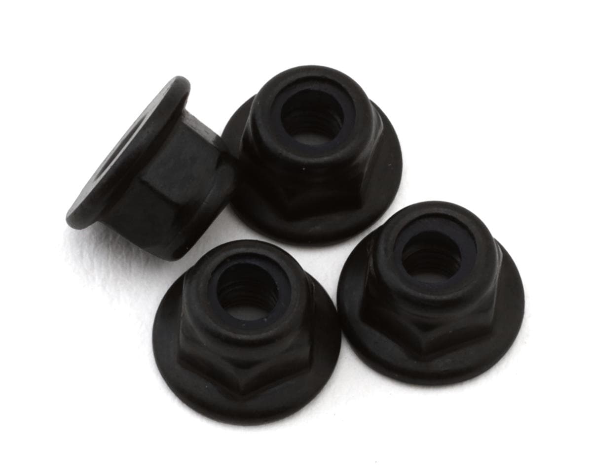 Yokomo 3mm Flanged Nylon Locking Nut (4)