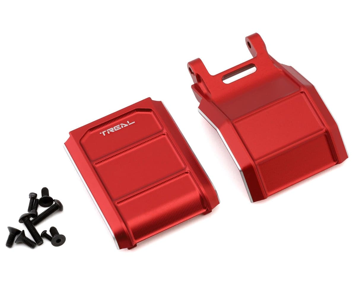 Treal Hobby Losi Promoto MX CNC Aluminum Skid Plate (Red)