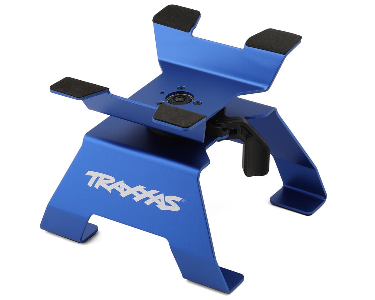 Traxxas Assembled Aluminum Car & Truck Stand (Blue)