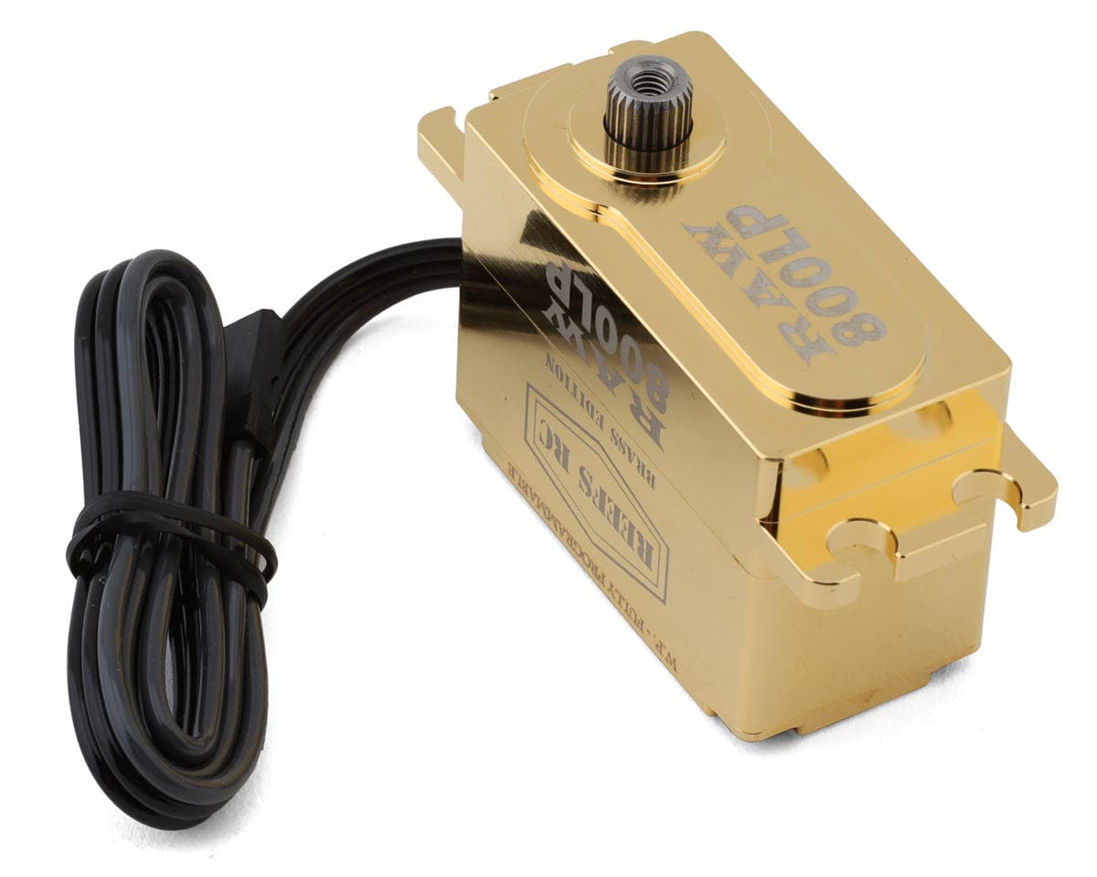 Reefs RC "RAW800LP." Digital Waterproof Low Profile Brushless Servo (High Voltage) (Brass Edition)