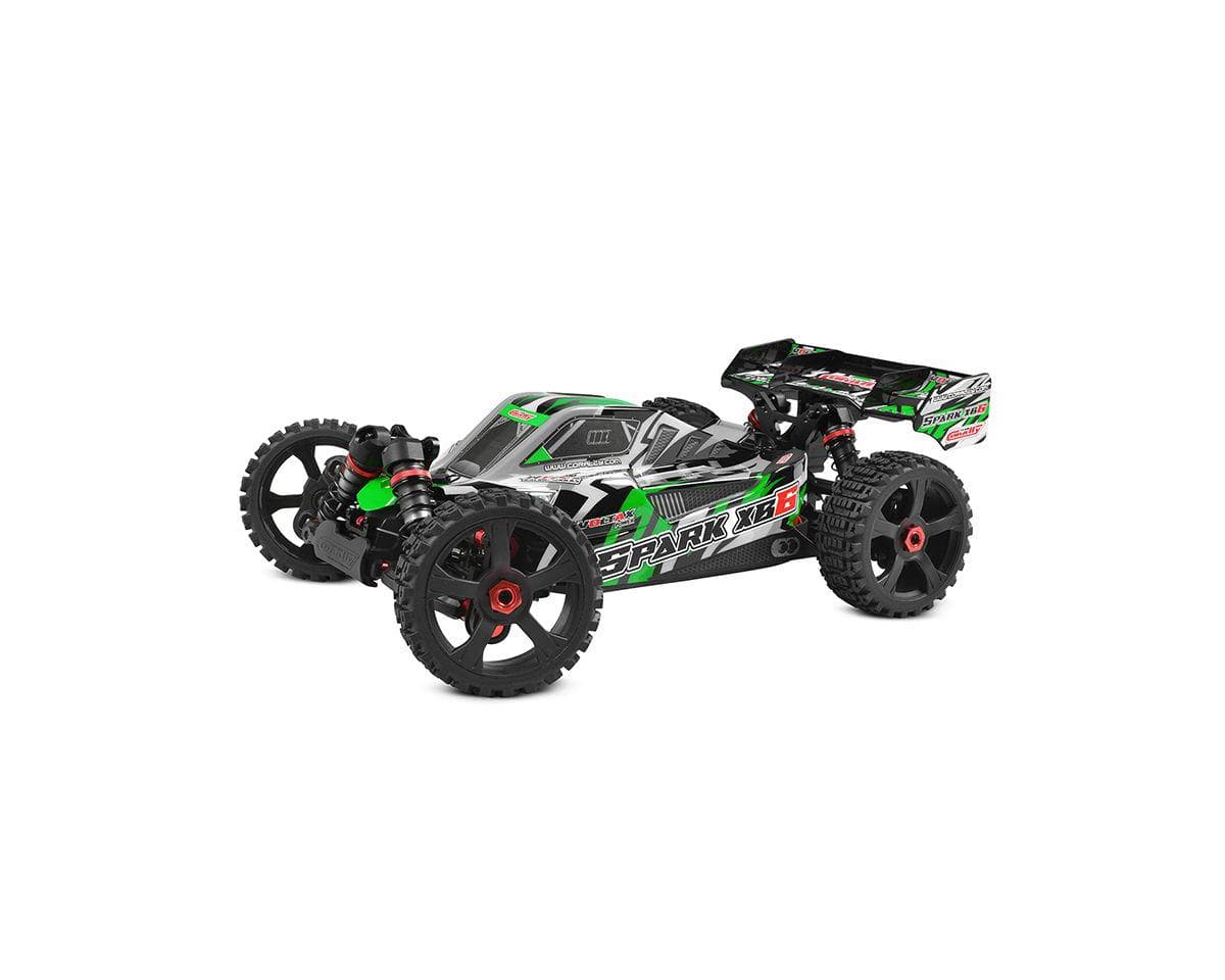 Corally Spark XB6 6S 4WD Brushless 1/8 RTR Basher Buggy (Green) w/2.4GHz Radio