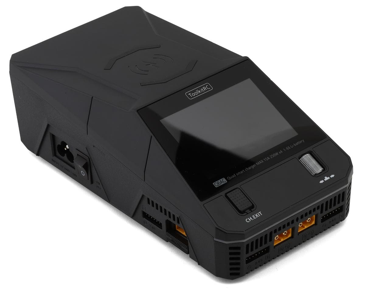 ToolkitRC Q6AC Quad AC/DC Smart Charger (6S/15A/DC1000W/AC400W)