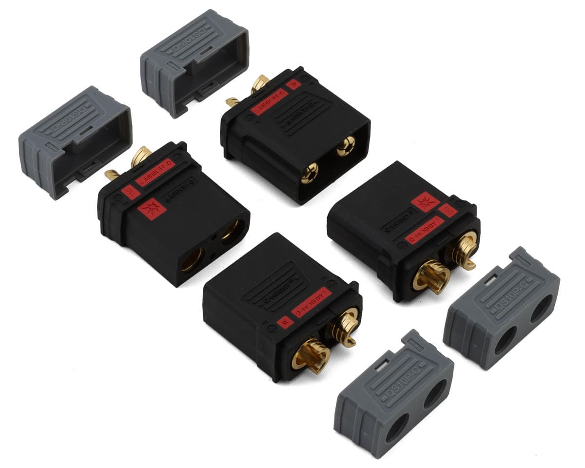 Samix QS10P Anti-Spark Connectors (Black) (2 Male/2 Female)