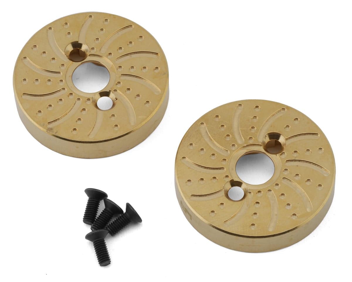 Yeah Racing Element RC Enduro Brass Rear Axle Weights (Gold) (2) (54g)
