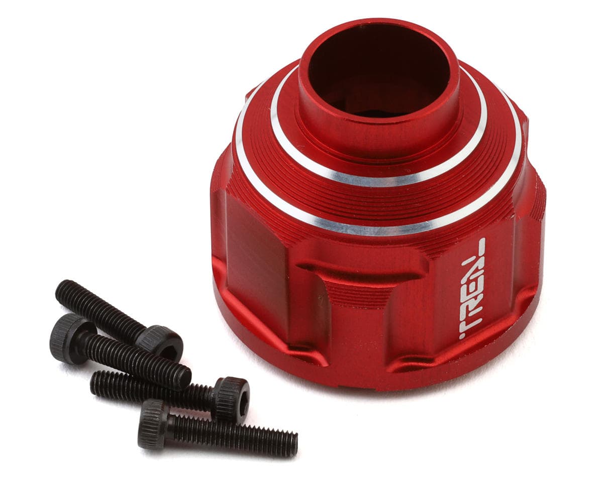Treal Hobby Aluminum Differential Housing Case for Traxxas XRT (Red)