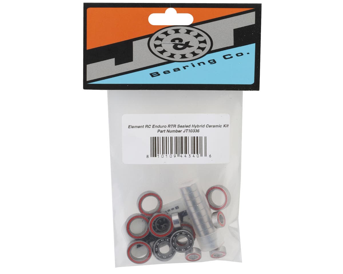 J&T Bearing Co. Element RC Enduro RTR Sealed Bearing Kit (Hybrid Ceramic)