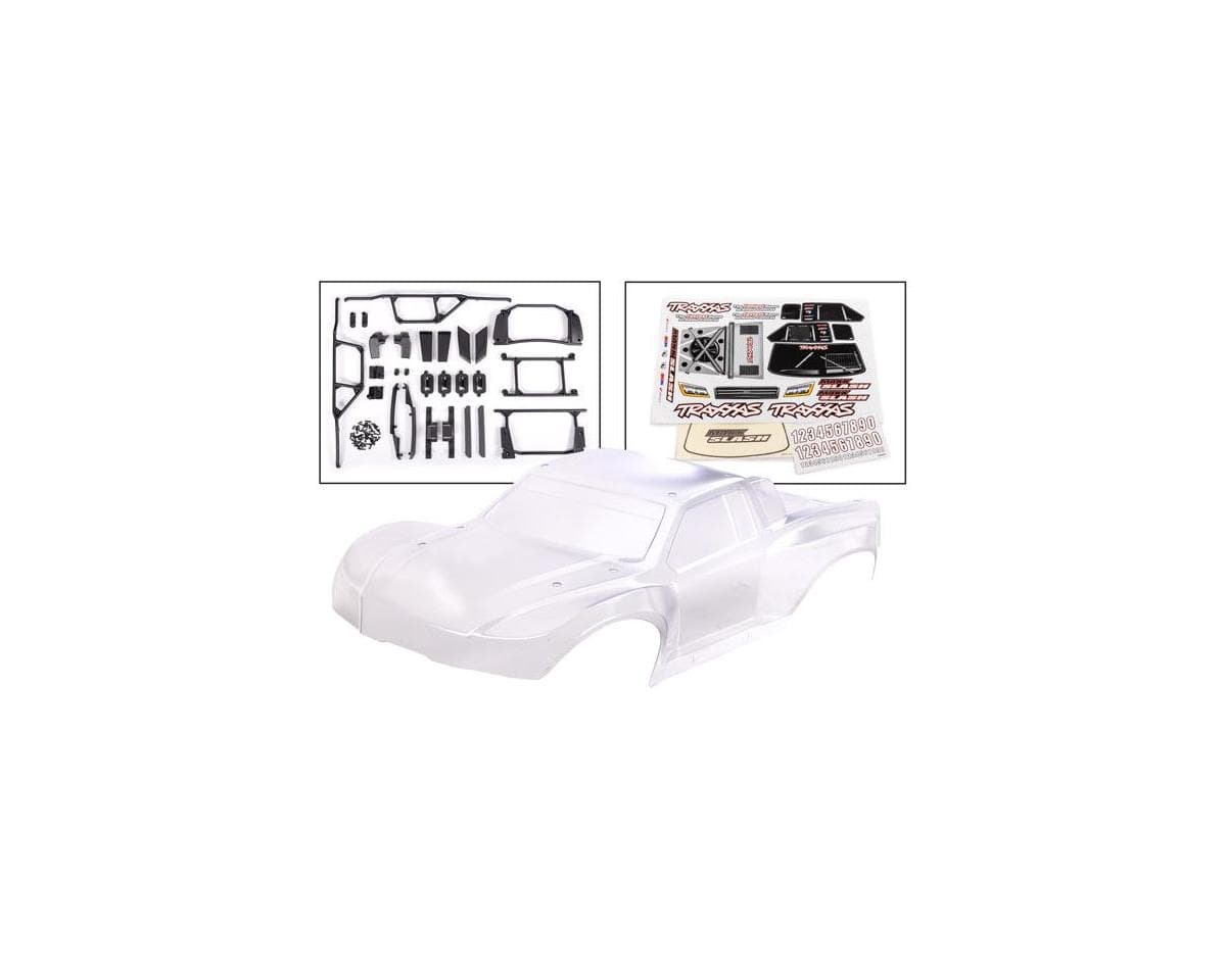 Traxxas Maxx® Slash® 1/10 Pre-Cut Short Course Truck Body Set (Clear) w/Clipless Mounting