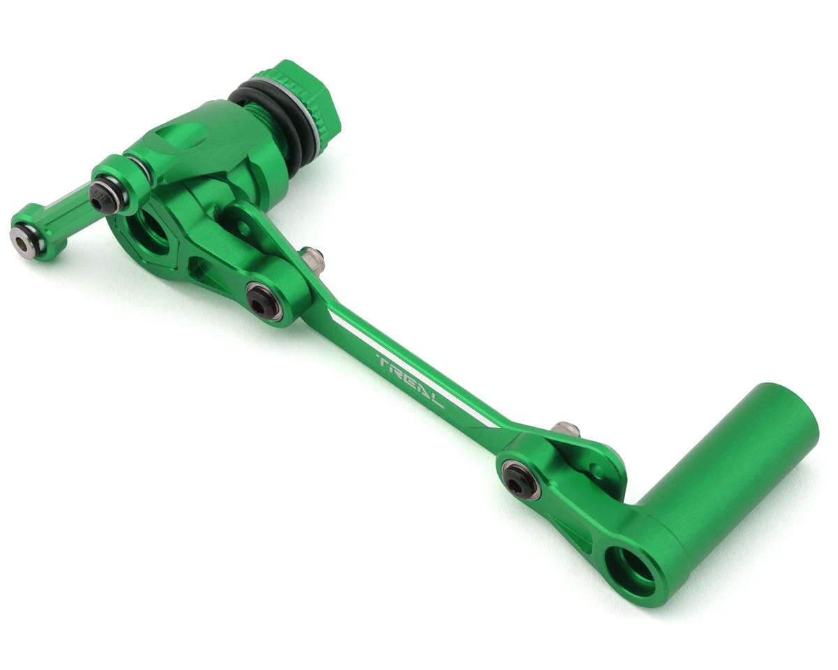 Treal Hobby Aluminum Servo Saver Steering Bellcrank Set for Traxxas Sledge (Green)