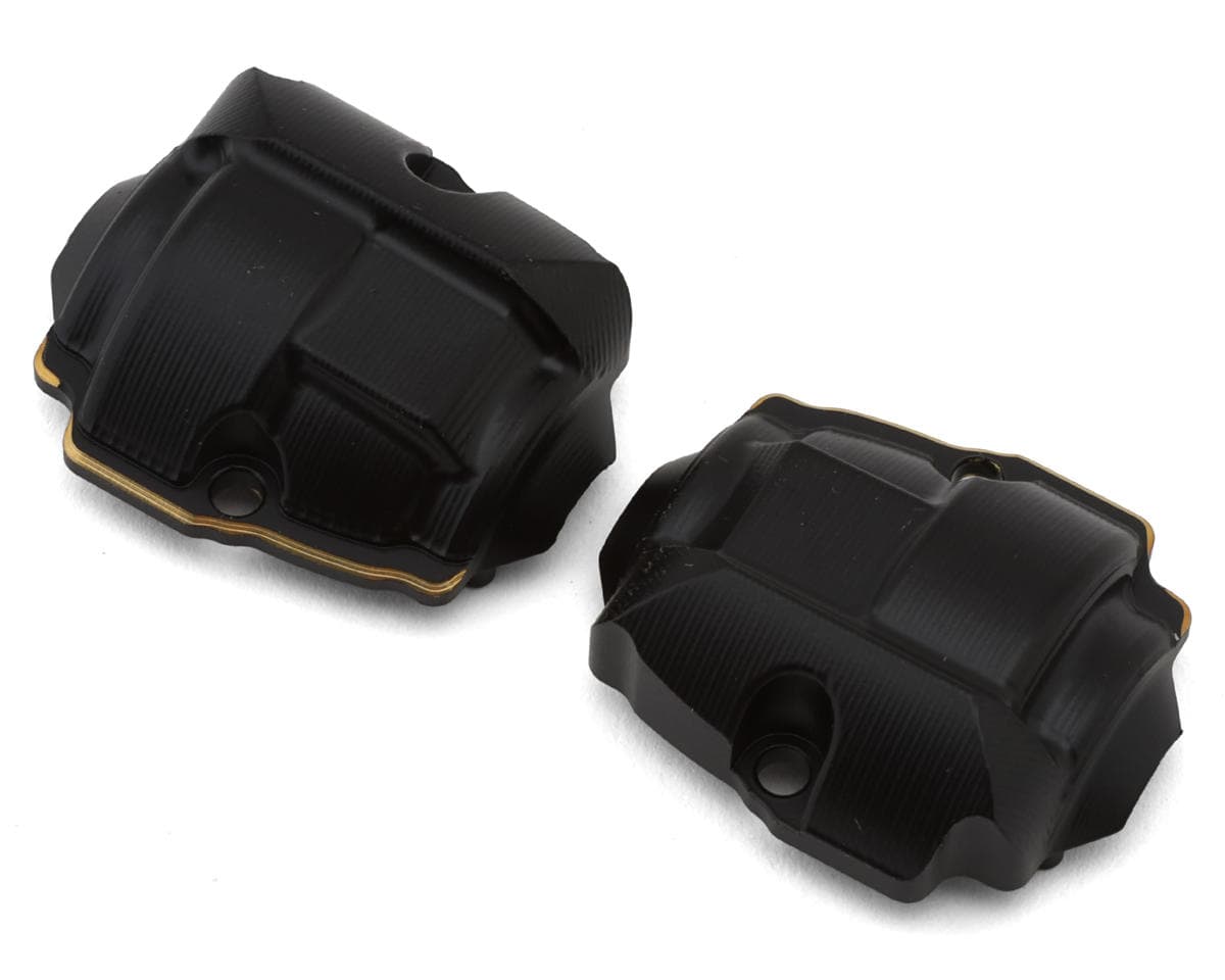 Redcat MT-18/Ascent-18 Aluminum Differential Covers (Black) (2)