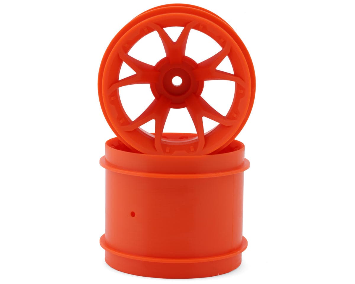 Maverick Quantum2 2.8in Monster Truck Wheels (Orange) (2) (14mm Hex)
