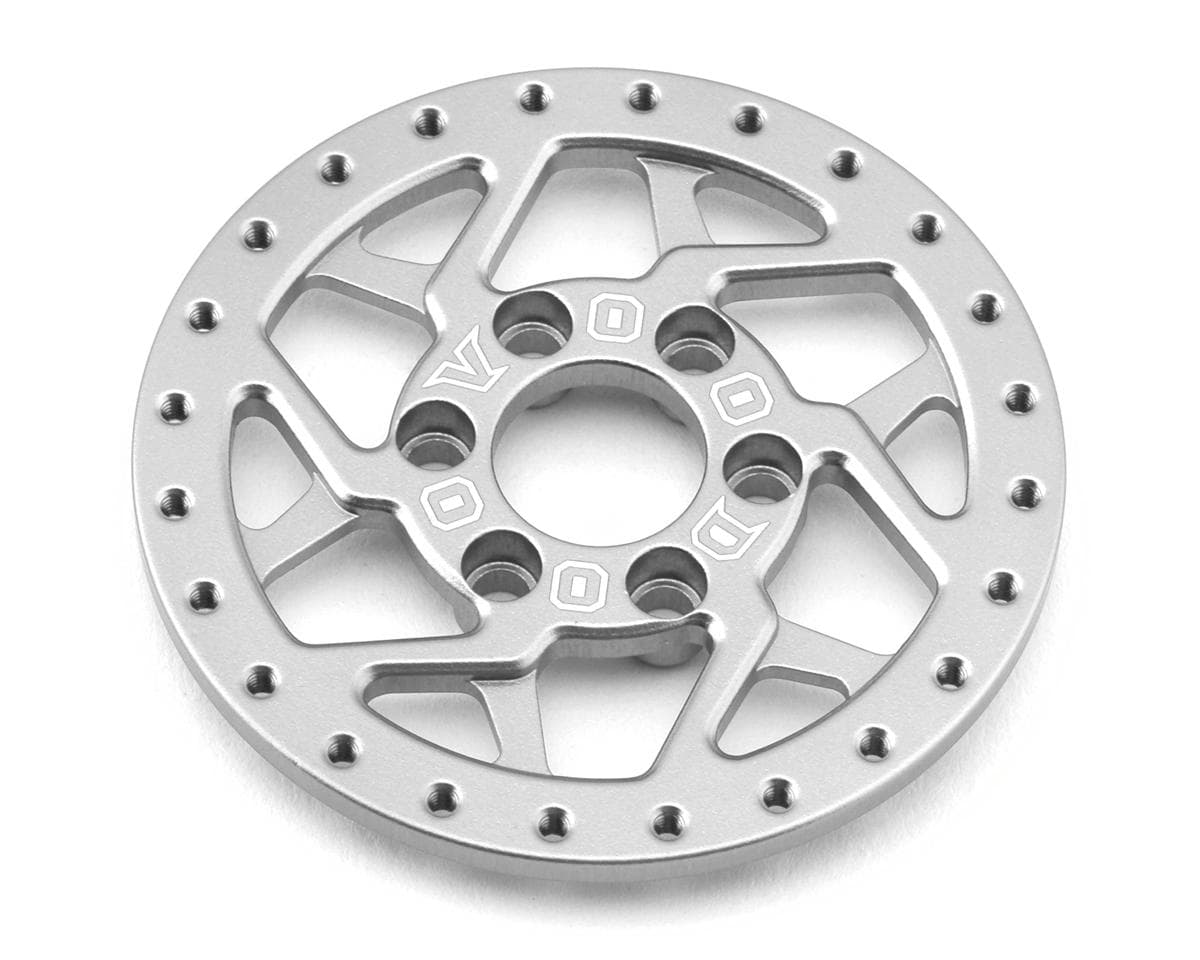 Team Ottsix Racing Deep Pocket 1.9 Aluminum Faceplate (Silver) (1) (3D Dillinger)