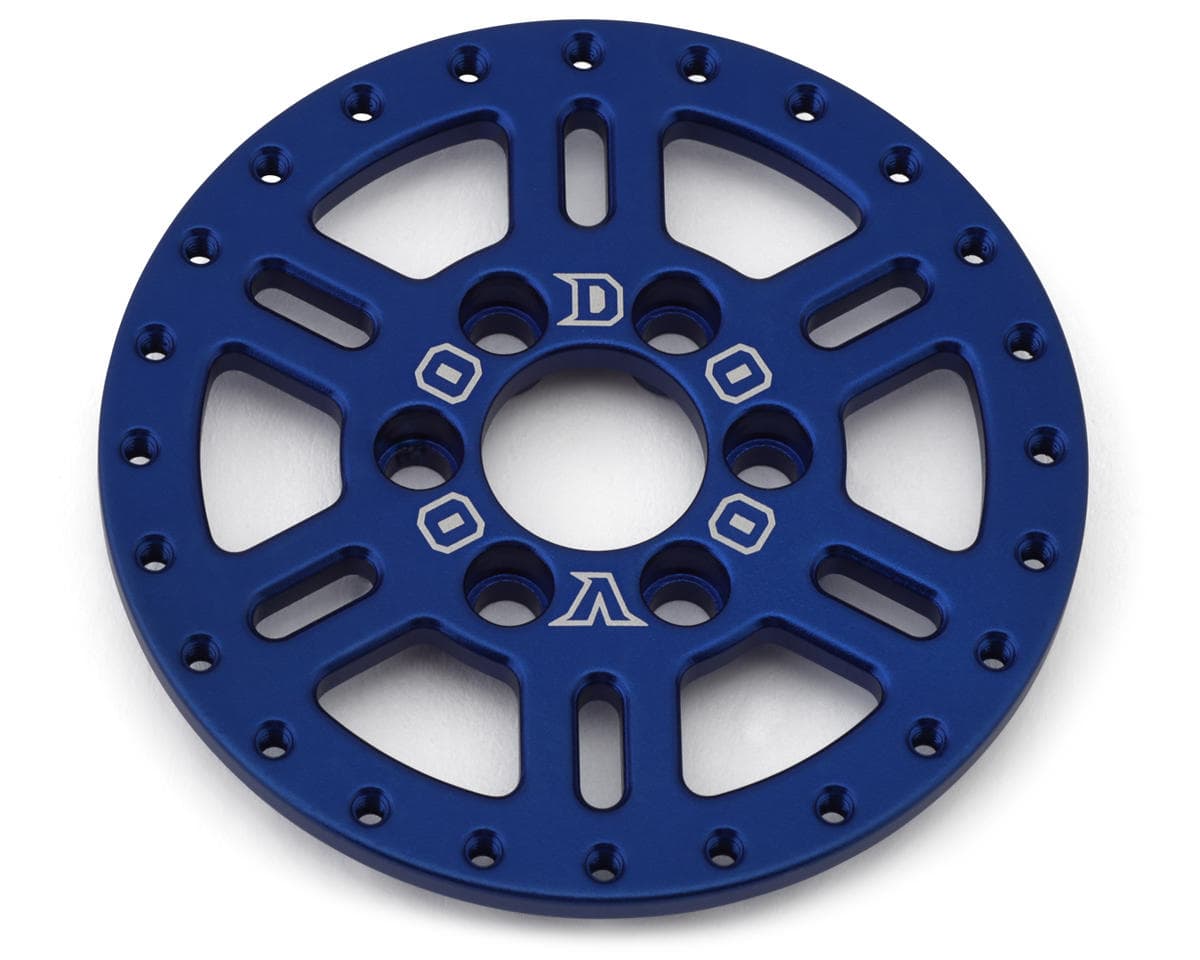 Team Ottsix Racing Deep Pocket 1.9 Aluminum Faceplate (Black) (1) (Split 6 3D)