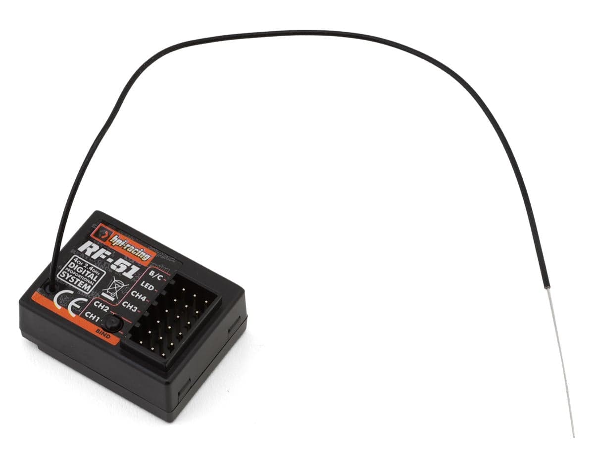 HPI RF-51 2.4GHz 4-Channel Waterproof Receiver