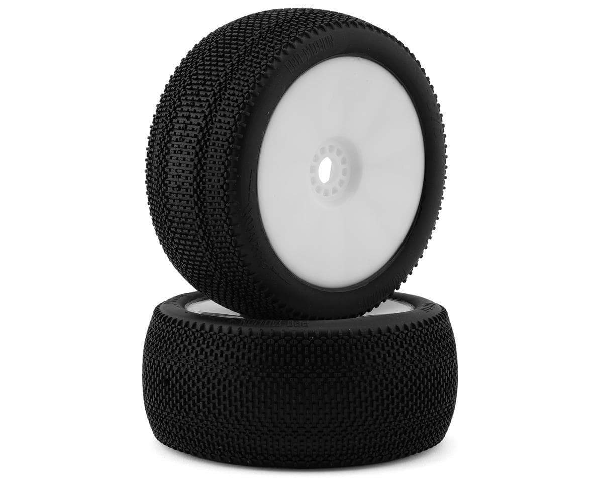 Pro-Motion Phantom Pre-Mounted 1/8 Truggy Tires (White) (2) (T1)