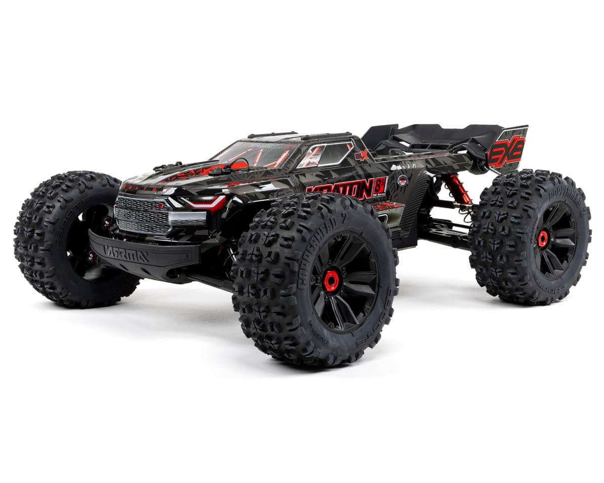 SCRATCH & DENT: Arrma Kraton 8S BLX EXB Brushless RTR 1/5 4WD Monster Truck (Black) w/DX3 Radio, Smart ESC & AVC